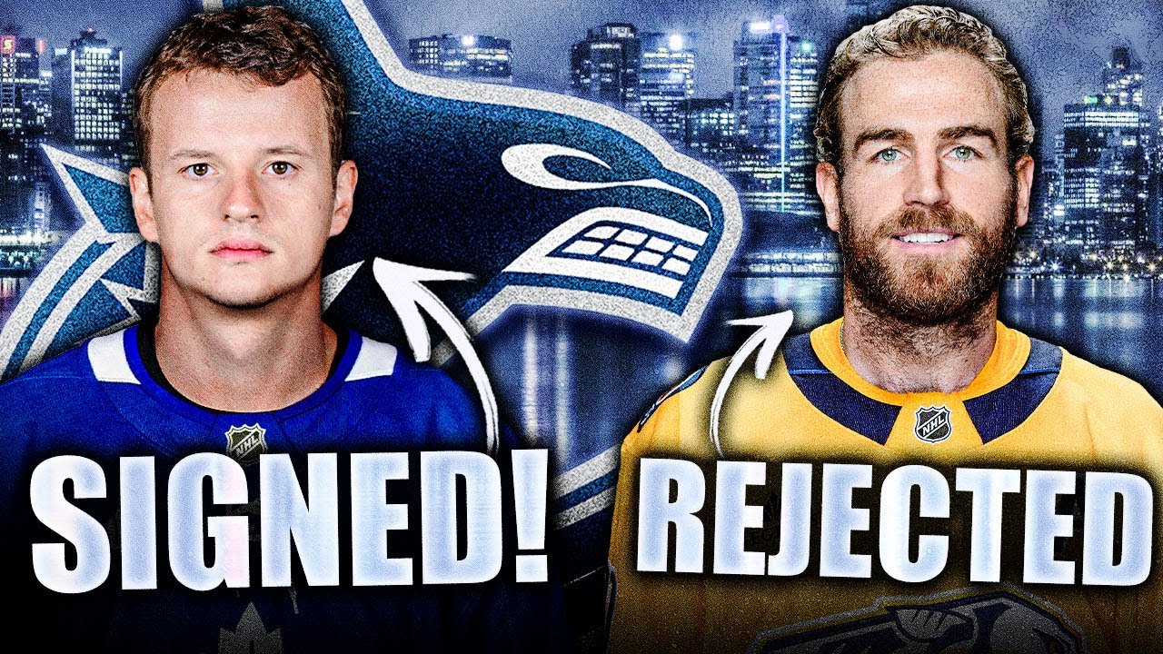 HUGE CANUCKS NEWS: DAVID KAMPF SIGNS + RYAN O’REILLY TURNED VANCOUVER DOWN