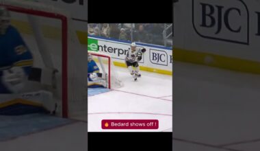 Connor Bedard Pulls Off Incredible “Michigan” Goal vs St. Louis Blues! 😱 #nhl