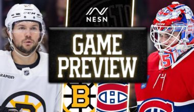 Boston Bruins vs. Montreal Canadiens | Game Preview | 11/15/2025