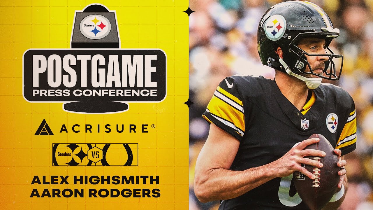 Highsmith & Rodgers Postgame Press Conference (Week 9 vs Indianapolis Colts) | Pittsburgh Steelers