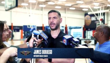 James Borrego on taking over as interim head coach | New Orleans Pelicans