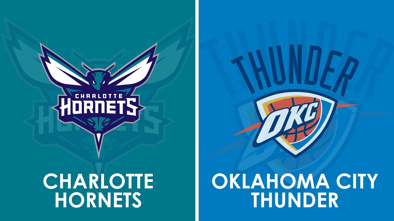 Charlotte Hornets vs Oklahoma City Thunder NBA Live Scoreboard