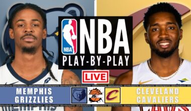 NBA LIVE: Memphis Grizzlies vs Cleveland Cavaliers | Play-by-Play Scoreboard & Stats Today