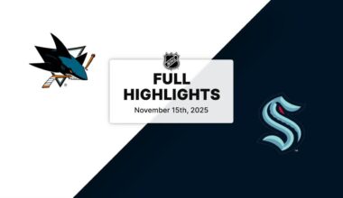 NHL Highlights | Sharks vs. Kraken | November 15, 2025