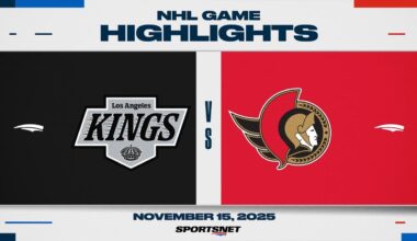 NHL Highlights | Kings vs. Senators - November 15, 2025