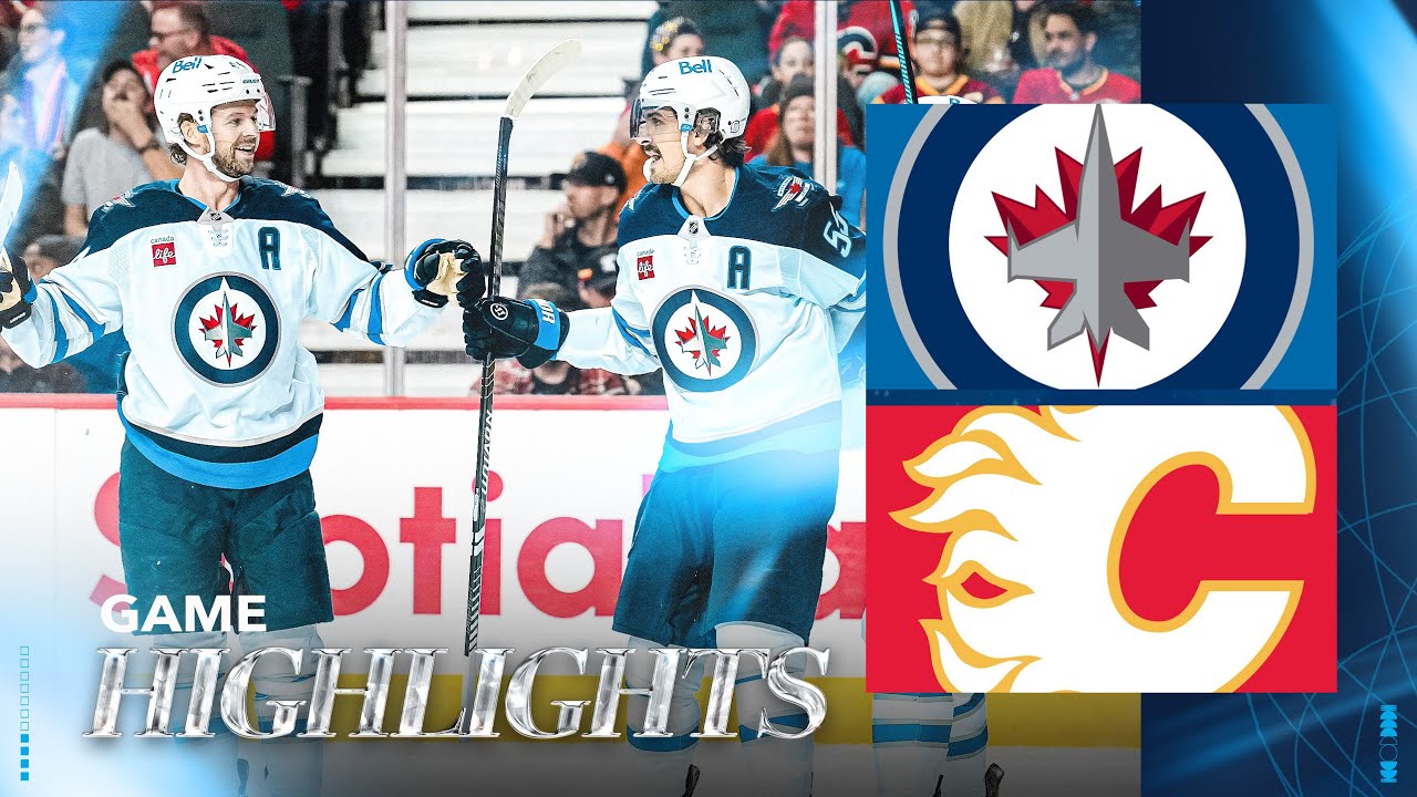 Calgary Flames vs. Winnipeg Jets - Game Highlights