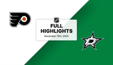 NHL Highlights | Flyers vs. Stars | November 15, 2025