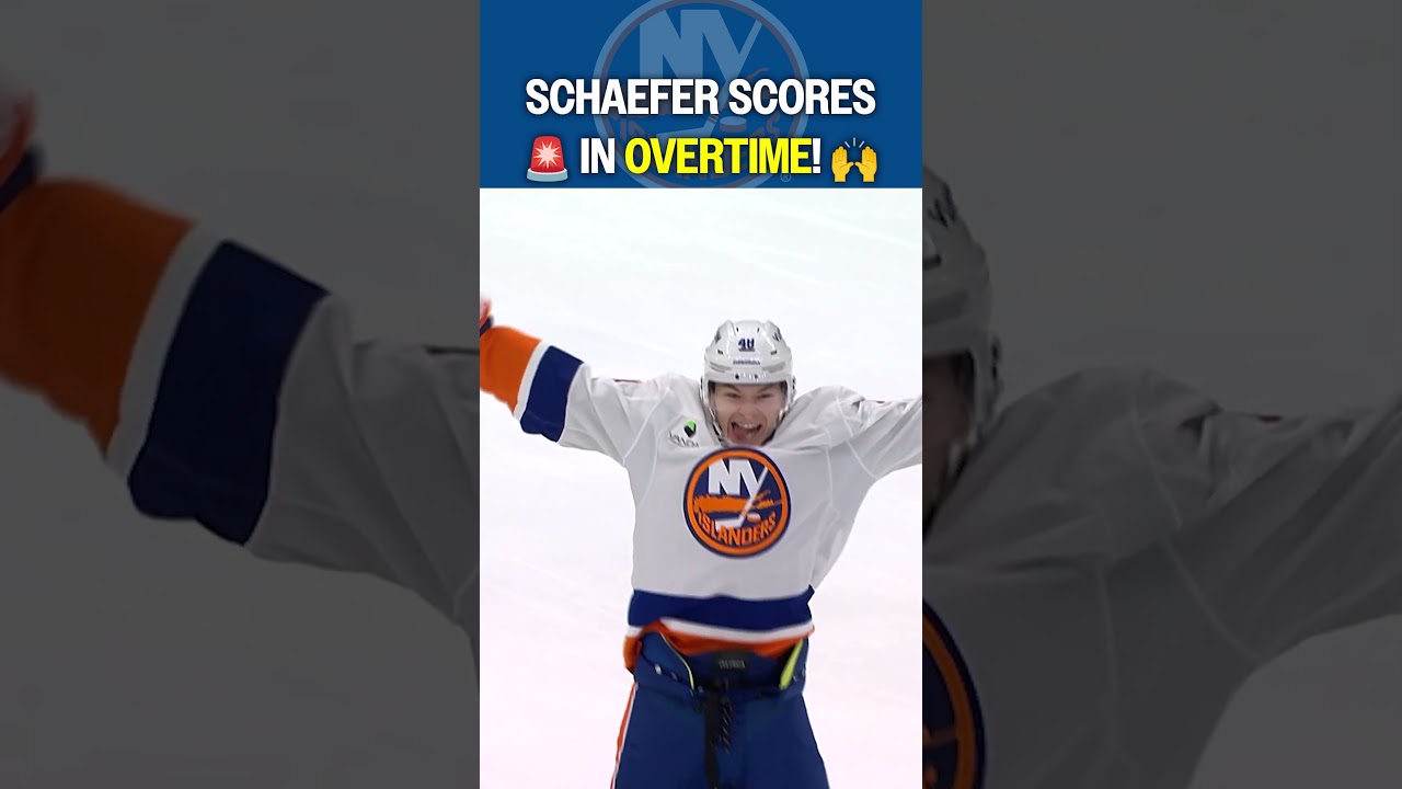 Schaefer's FIRST OT GOAL! 🥳