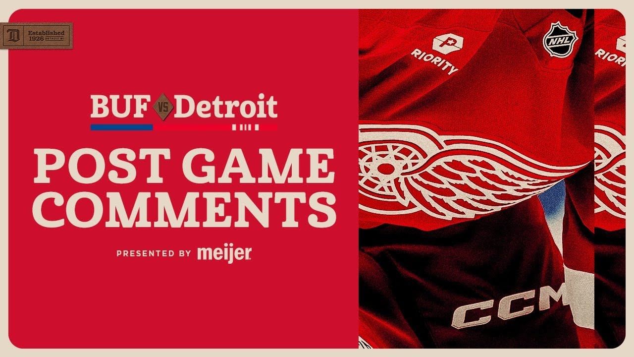 Patrick Kane, Lucas Raymond, Todd McLellan Post Game Comments vs BUF | Nov. 15, 2025