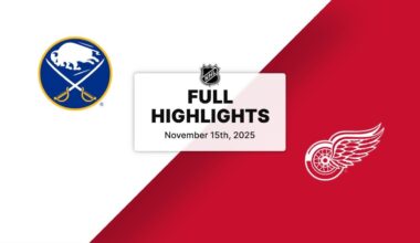 NHL Highlights | Sabres vs. Red Wings | November 15, 2025