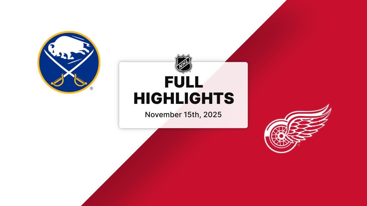 NHL Highlights | Sabres vs. Red Wings | November 15, 2025