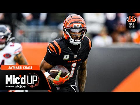 Ja'Marr Chase Mic'd Up vs Chicago Bears Week 9 | 2025 Mic'd Up