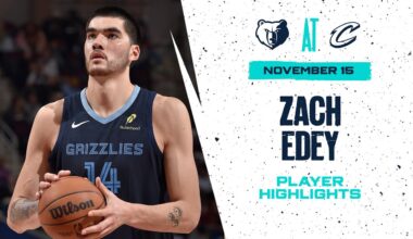 Zach Edey Highlights vs. Cleveland Cavaliers
