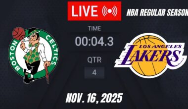 NBA LIVE! Los Angeles Lakers vs Boston Celtics | November 16, 2025 | Lakers vs Celtics LIVE 2K26
