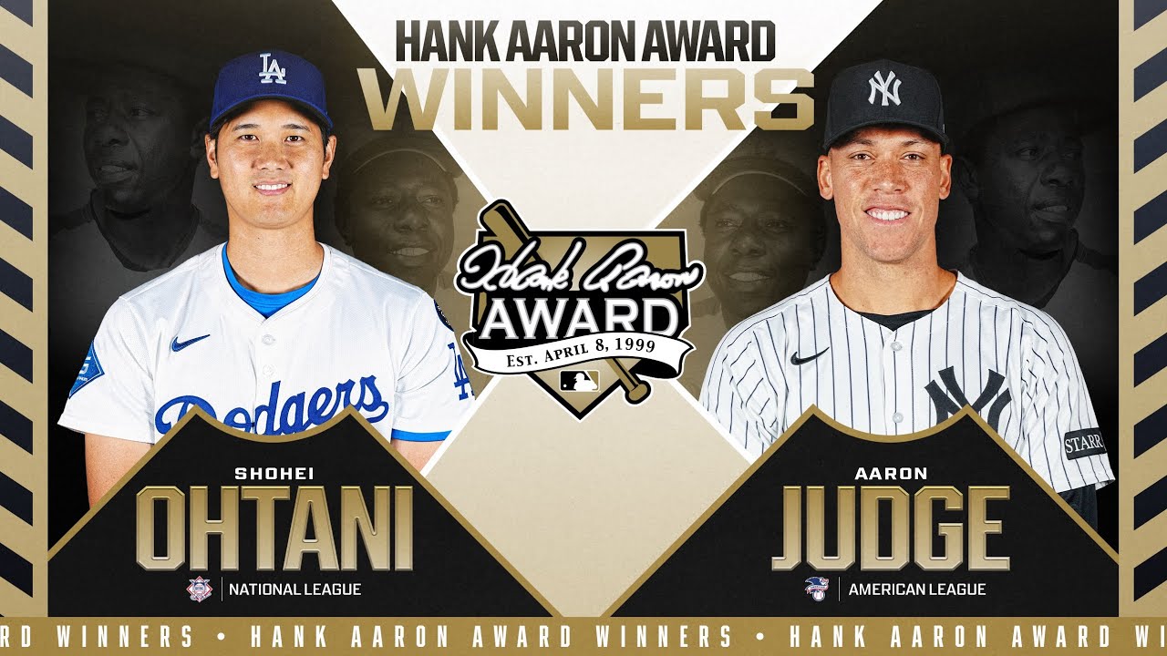 Shohei Ohtani and Aaron Judge are your 2025 Hank Aaron Award recipients!