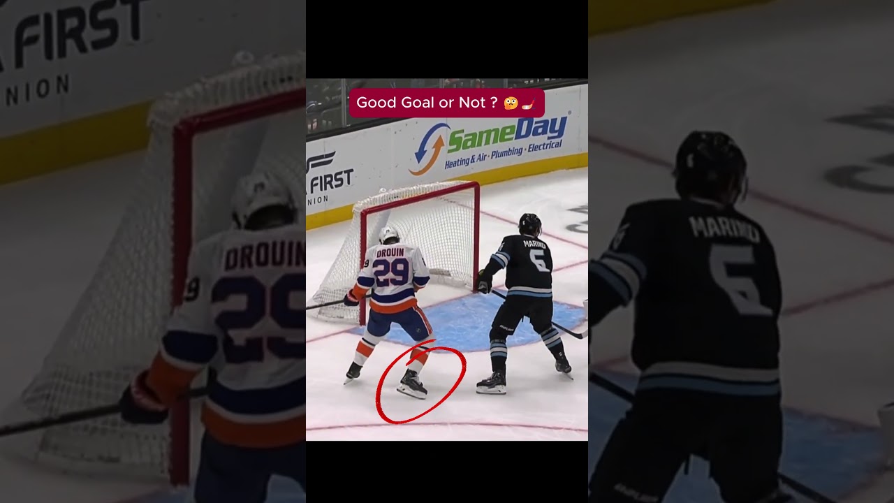 Jonathan Drouin Scores a Strange Goal vs Utah Mammoths, Good or Not ? | NHL Highlight #nhl