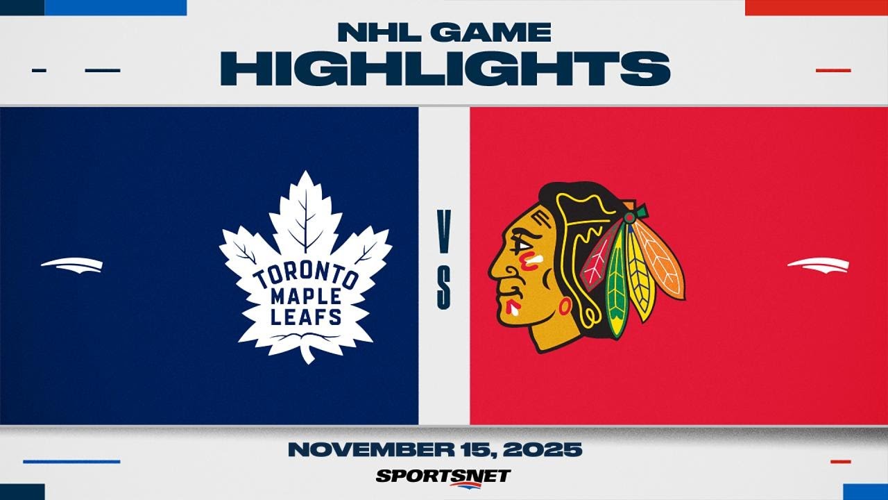 NHL Highlights | Maple Leafs vs. Blackhawks - November 15, 2025
