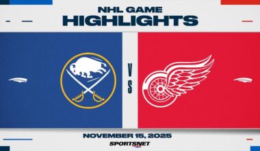 NHL Highlights | Sabres vs. Red Wings - November 15, 2025
