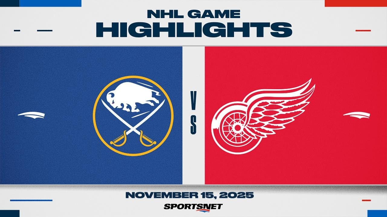 NHL Highlights | Sabres vs. Red Wings - November 15, 2025