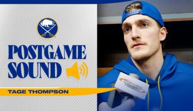 "He Was A Dog Tonight" | Tage Thompson After Buffalo Sabres Overtime Win In Detroit
