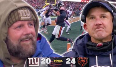 4TH QUARTER CALEB?!?! | Giants vs Bears CRAZY ENDING