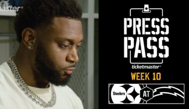 Fautanu, Wilson, Queen, Freiermuth on loss to Chargers in Week 10 | Pittsburgh Steelers