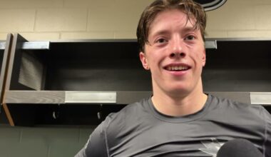 Graf on Team's Motivational Rap Song, His OT Goal | Sharks @ Wild Post-Game (11.11.25)