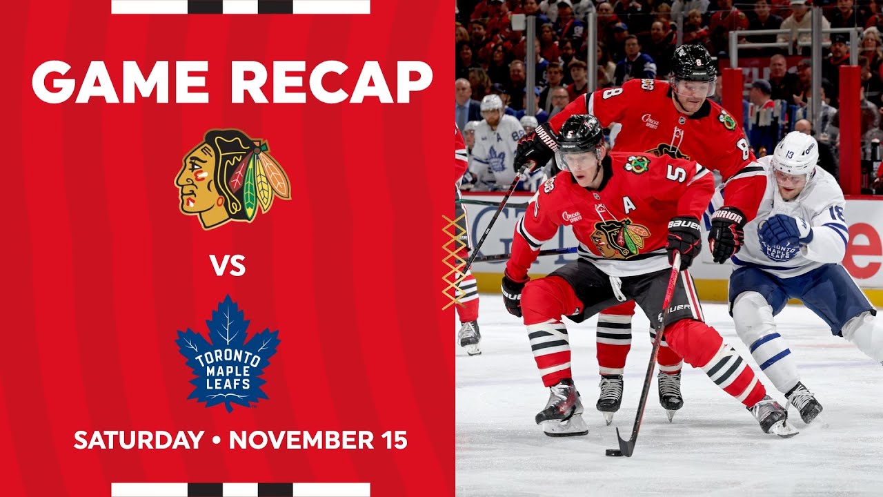 Blackhawks vs. Leafs Game Highlights | 11.15.25
