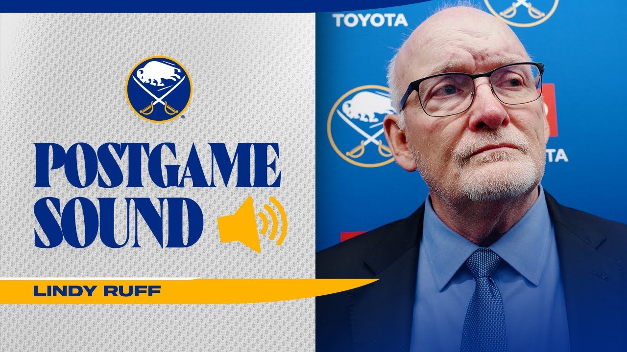 "The Guys Wanted It For Rasmus" | Lindy Ruff After Buffalo Sabres Overtime Win In Detroit