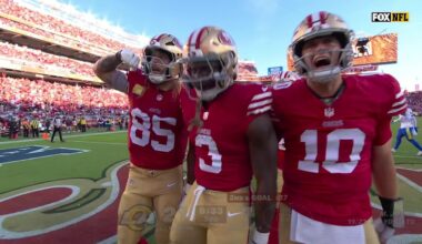 49ers push down the field on TD drive