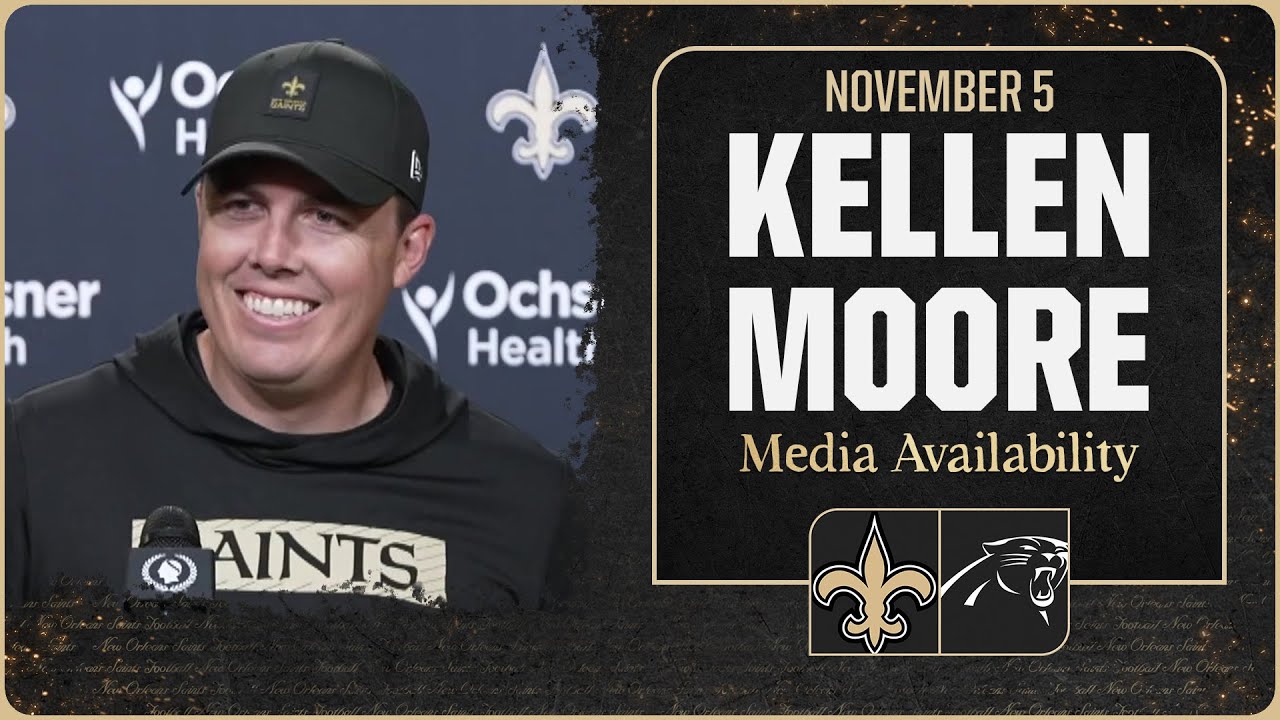 Kellen Moore on Rashid Shaheed, Trevor Penning trades | New Orleans Saints