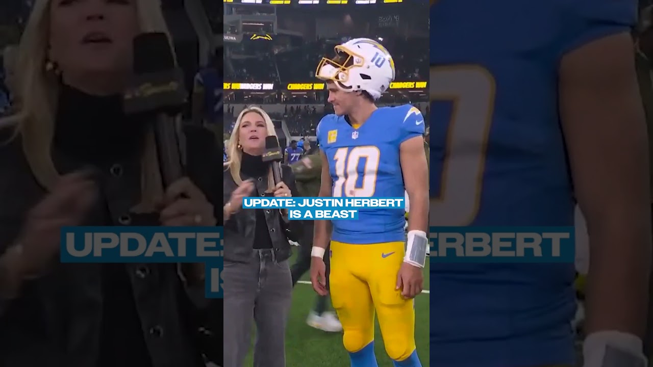 justin herbert is a beast 😮‍💨