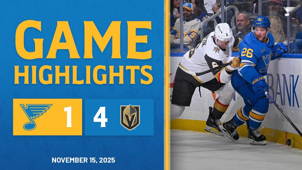 Game Highlights: Golden Knights 4, St. Louis Blues 1
