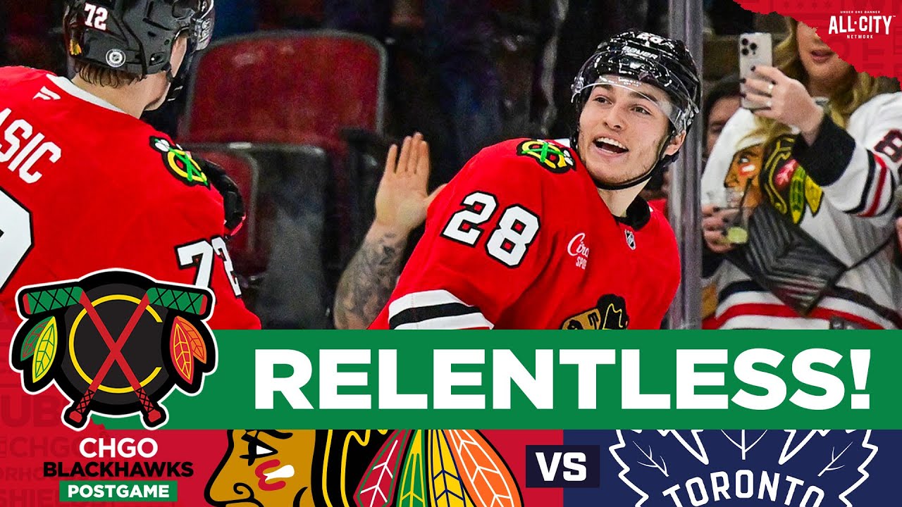 BLACKHAWKS POSTGAME: Chicago TRIUMPHS Over Maple Leafs, Colton Dach Leads the Way! | CHGO Blackhawks
