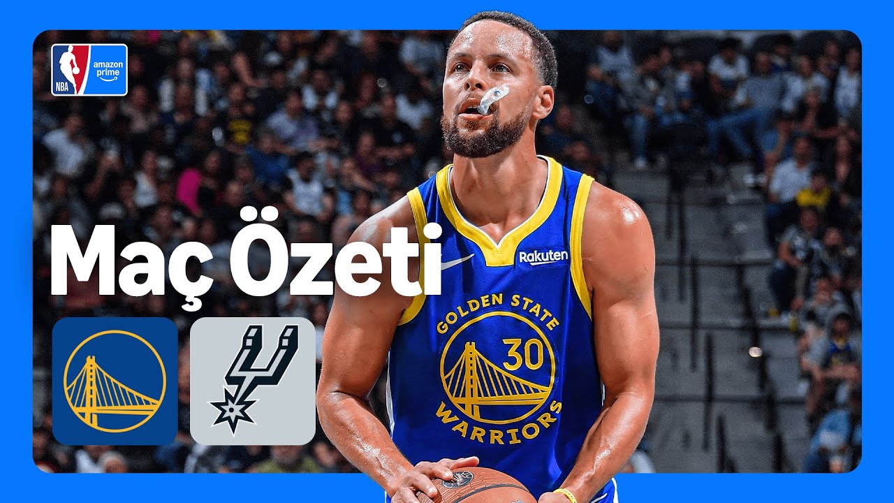 Golden State Warriors - San Antonio Spurs | Maç Özeti | NBA | Prime Video Türkiye