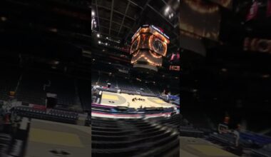 Around our City Edition court in 11 seconds ⏩ #nba #shorts #hyperlapse #washingtonwizards