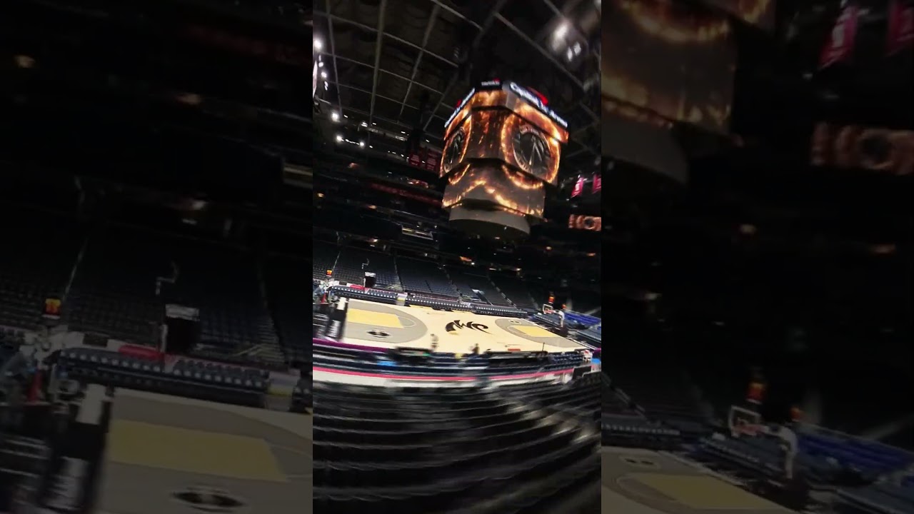 Around our City Edition court in 11 seconds ⏩ #nba #shorts #hyperlapse #washingtonwizards