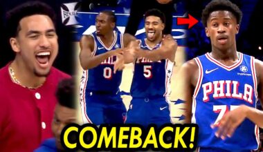 NEW RECORD! Burado ni Edgecombe ang Record ni Iverson, COMEBACK sa dulo ang Sixers!