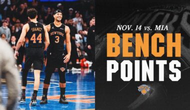 Bench Mob was ACTIVATED versus Miami