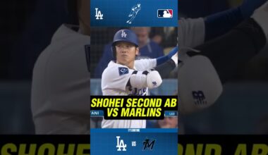 Shohei Second At-Bat vs Miami Marlins