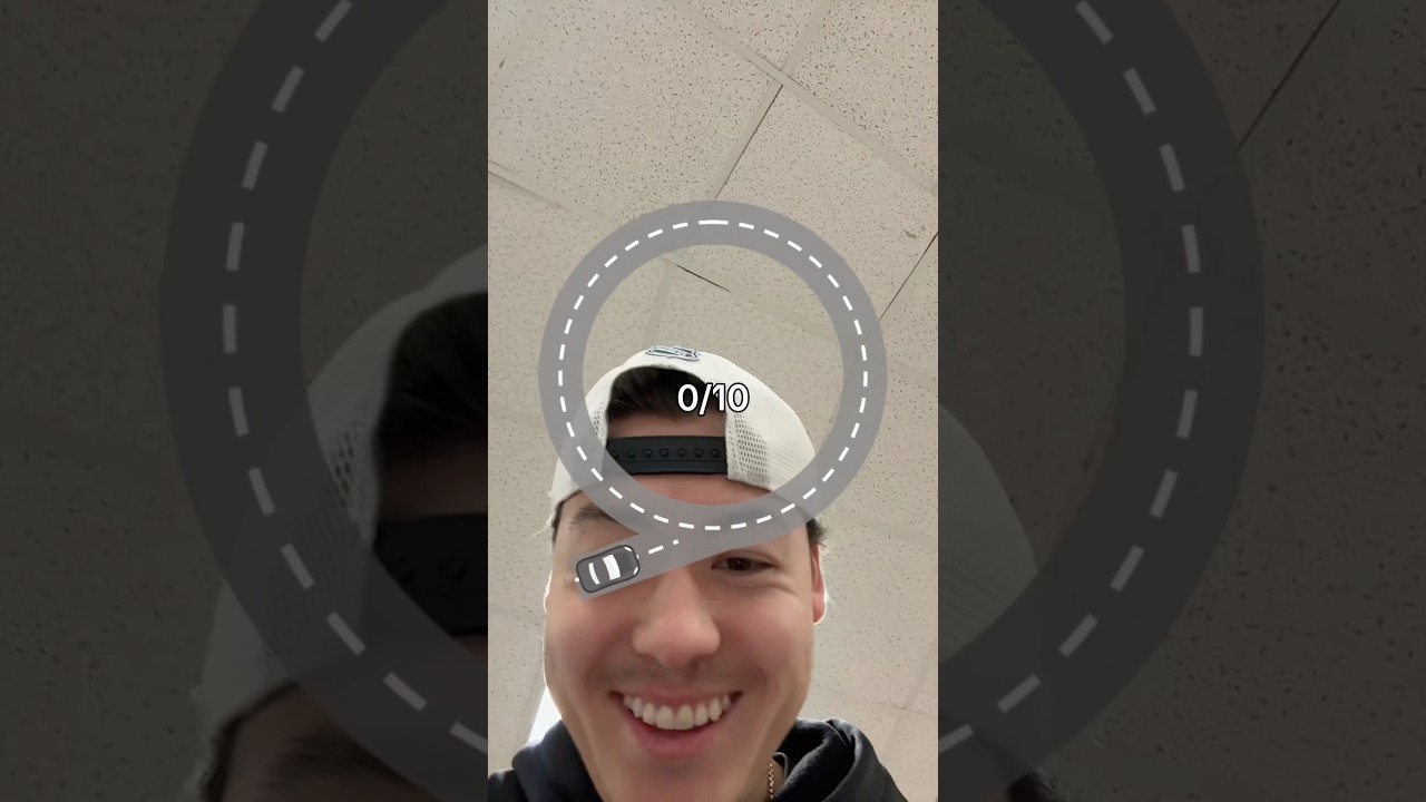 ok hold on, can no. 10 get 10 cars in the circle?? 🚗 #games #nhl #sens