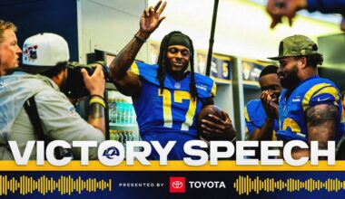 “I LOVE THIS TEAM!” Sean McVay’s Victory Speech After Week 9 Win Over Saints