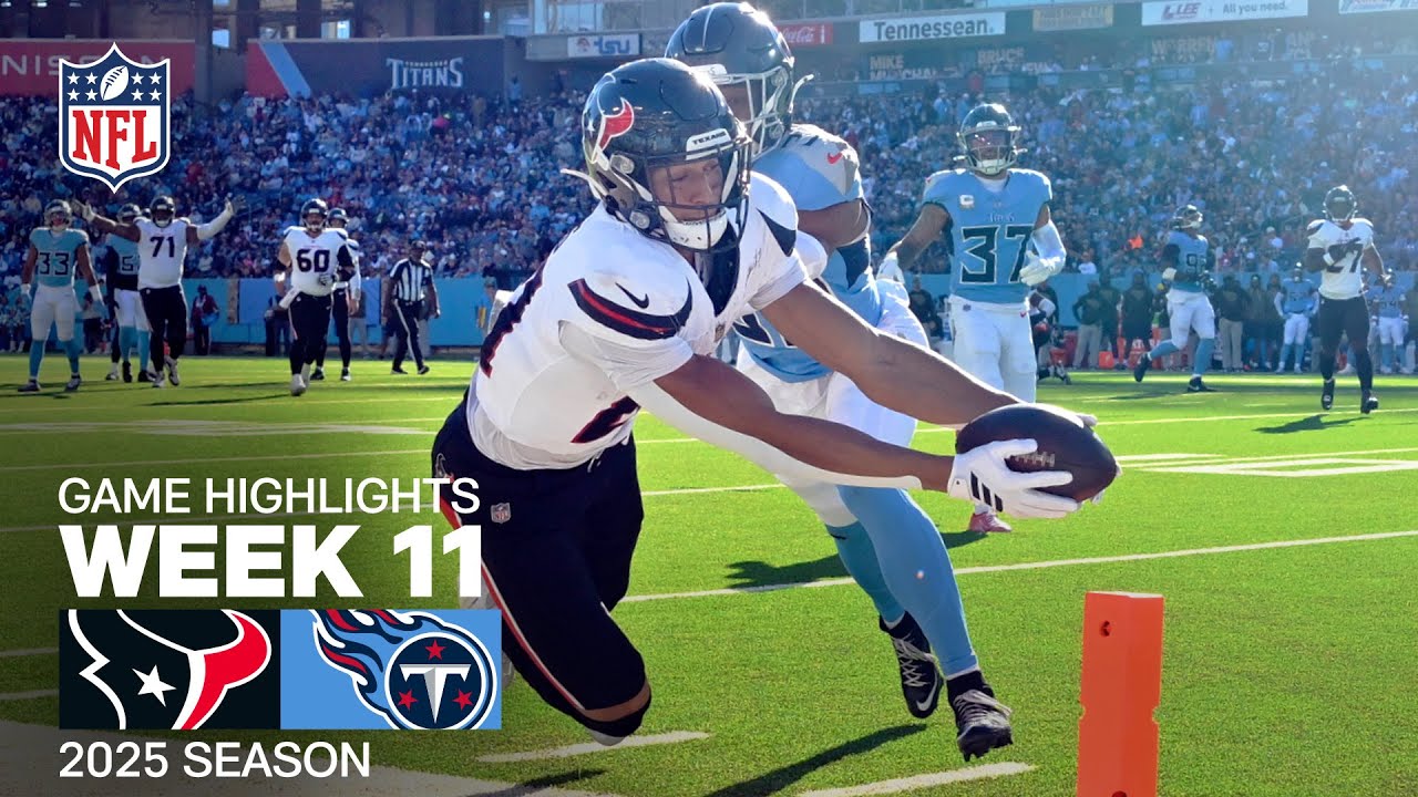 Houston Texans vs. Tennessee Titans Game Highlights | NFL 2025 Season Week 11