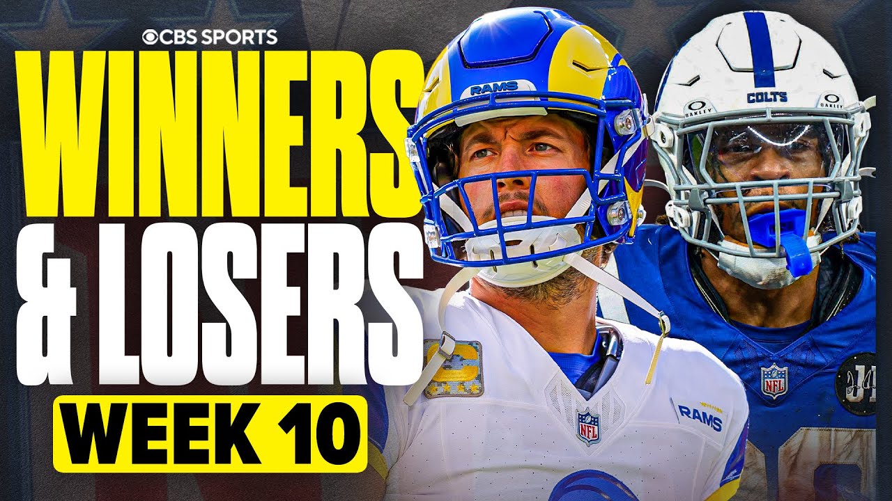 Biggest WINNERS & LOSERS from NFL Week 10 | Matthew Stafford, Jonathan Taylor making case for MVP