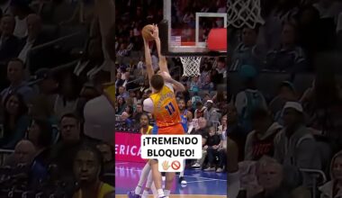 ¡El novato de los Hornets, Ryan Kalkbrenner con bloqueo a Chet Holmgren! 🔥😤🚫