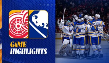 MATTIAS SAMUELSSON CALLS IT IN OVERTIME | Buffalo Sabres Beat Detroit Red Wings 5-4 | Highlights