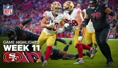 San Francisco 49ers vs Arizona Cardinals Game Highlights | 2025 NFL Season Week 11