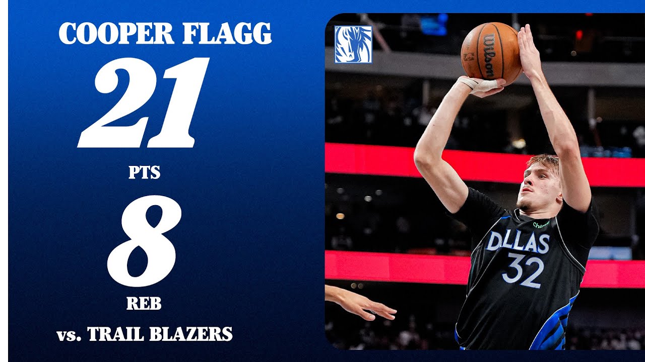 Cooper Flagg (21 PTS 8 REB) vs. Portland Trail Blazers | November 16, 2025