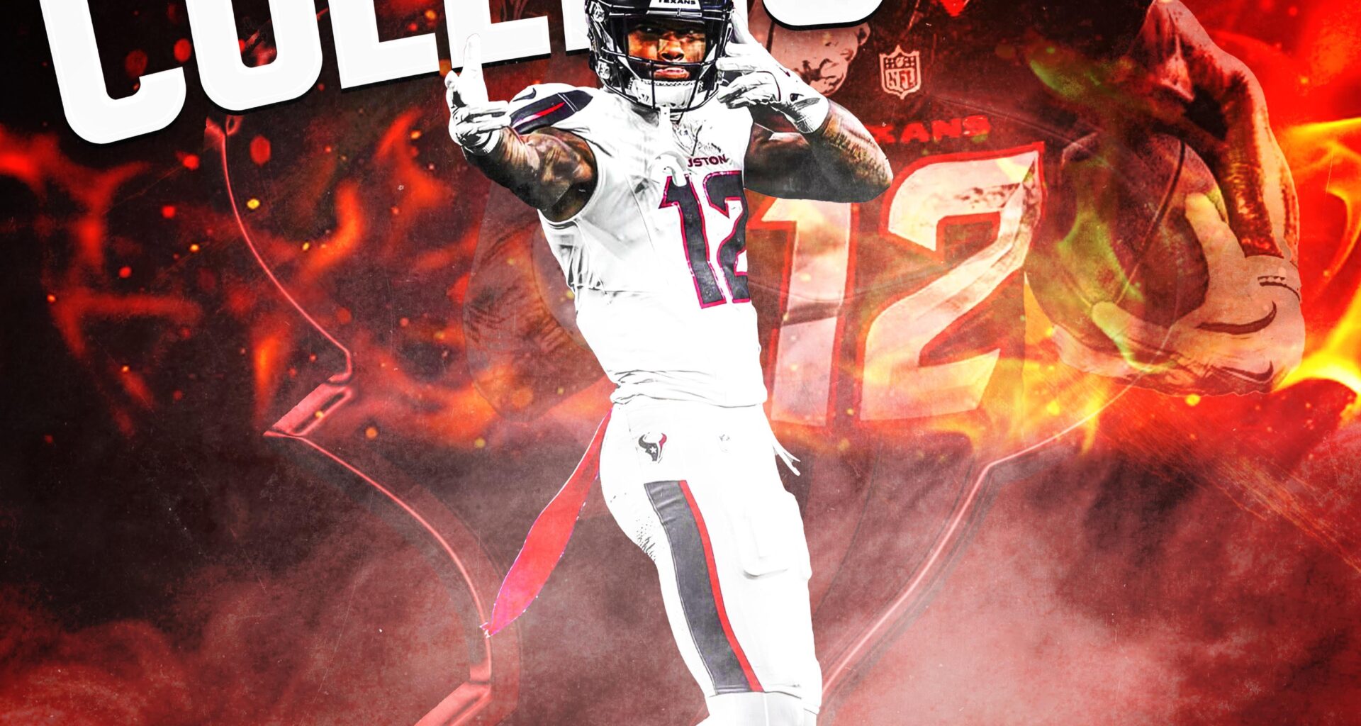 My son made this Nico graphic  after the W today 🤘