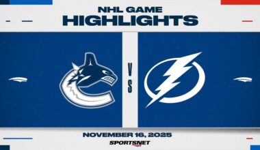 NHL Highlights | Canucks vs. Lightning - November 16, 2025